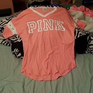 Pink vs 3/4 sleeve shirt